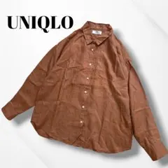 UNIQLO/ユニクロ/レディース/プレミアムリネンシャツ/長袖