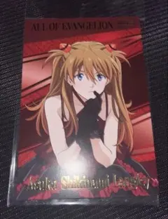 箔押しポストカード アスカ 30周年記念展 ALL OF EVANGELION