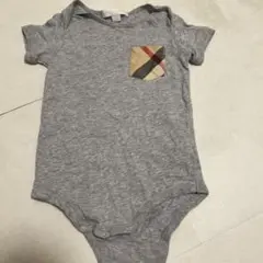 BURBERRY グレー ロンパース 9M