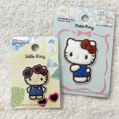 パイルワッペン　キャラクター　ワッペン　日焼けキティ