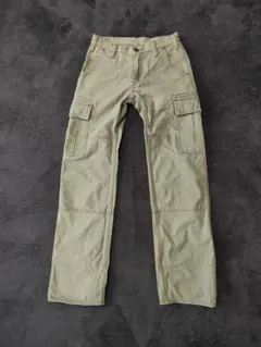 IRON HEART（アイアンハート）カーゴパンツ カーキ色　美品