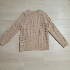 ☆未使用品☆GU ベージュ ニットセーター 長袖
