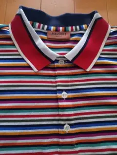 Missoni ボーダー　マルチカラー　ポロシャツのサムネイル