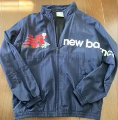 new balance ジャケット　ウィンドブレーカー ネイビー　140