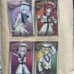 にじさんじウエハース 魔界ノりりむ ラトナプティ　卯月コウ 椎名唯華4枚セット