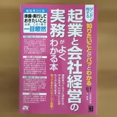 ダンゼン得する 知りたいことがパッとわかる 起業と会社経営の実務がよくわかる本