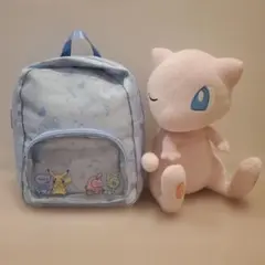 【ポケモンセット】ミュウぬいぐるみ&リュック