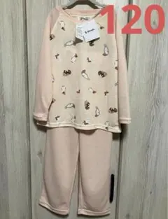 g-house パジャマ 120サイズ　キッズ　女の子　あったか　ルームウェア