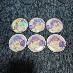 ホロライブ 一番くじ 常闇トワ 缶バッチ　ホログラムverのサムネイル