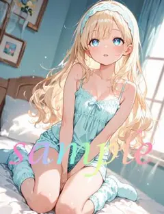 c1084 かわいい イラスト アニメ A4ポスター