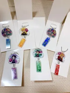 鬼滅の刃 イオン　風鈴型アクリルキーホルダー 6個セット