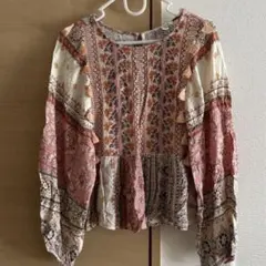 American Eagle アメリカンイーグル 花柄 エスニック ブラウスのサムネイル