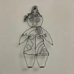 ワイヤーアート　土偶ちゃん②　　ビーナス