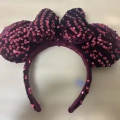 東京ディズニーリゾート ミニーマウス耳カチューシャ/赤