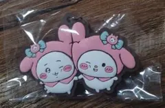 ちいかわ×サンリオ なかよしラバーマスコット　ちいかわ・マイメロディ