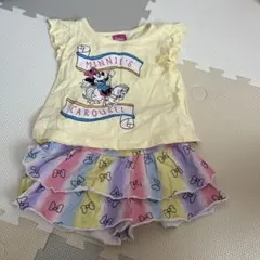 Disney ミニーマウス Tシャツ&パンツセット　90