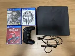 PlayStation 4 本体 ブラック　ソフト3本付き