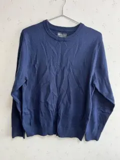 Perfect Suit FActory クルーネックニット ネイビー