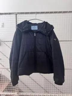 PRADA ブラック ジャケット フード付き