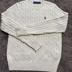ポロ・ラルフ・ローレン ケーブル編みニットセーター