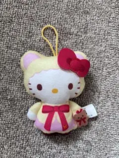 ハローキティ ぬいぐるみ ストラップ付き - メルカリ