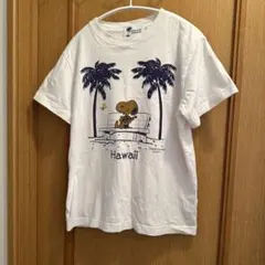 ハワイ限定日焼けスヌーピー Tシャツ XS 汚れあり