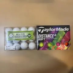 TaylorMade DISTANCE+ SOFT ゴルフボール9個セット