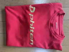 phiten スポーツシャツ レッド Sサイズのサムネイル