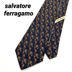 ✨良品✨sallvatoreferrragamoサルヴァトーレフェラガモネクタイ