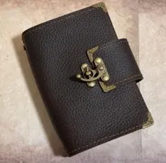 本革　パスポートサイズ　トラベラーズノートカバー　クラフトリフィル付き