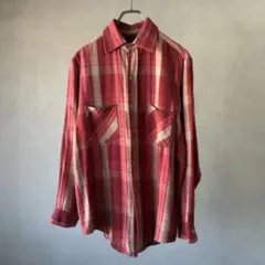 70s JCPenney MW L/S Flannel Shirt Mのサムネイル