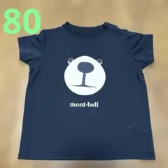 mont-bell ベビーTシャツ 80cm クマ柄　ブラックのサムネイル