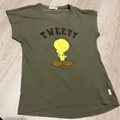 LOONEY TUNES☆tweetyプリントtシャツ