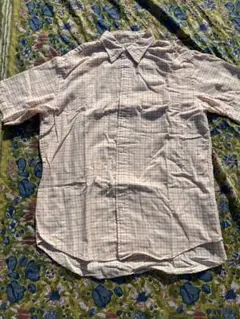 OLD UNIQLO 半袖チェックシャツ Lサイズ