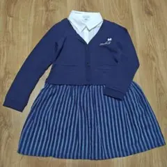 美品　140　マザウェイズ　フォーマル　ドッキングワンピース