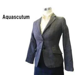 【Aquascutum】アクアスキュータム　ウールテーラードジャケット