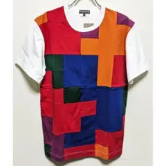コムデギャルソンオムプリュス 25AW パッチワークTシャツ S 新品 PLUSのサムネイル