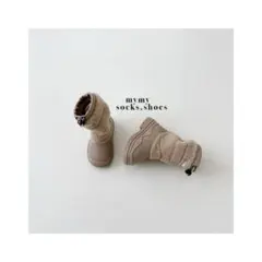 my my socks shoes ベージュ ブーツ