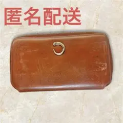 【現状品】Cartier パンテール ラウンドファスナー 長財布レザー ブラウンのサムネイル