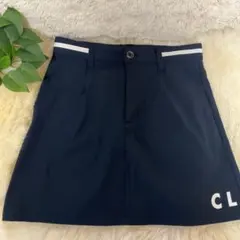CLUNK レディース ゴルフスカート ネイビー