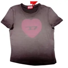 DIESEL T-ELE ハートプリント Tシャツ M グレー DIESEL T-ELE ハートプリント Tシャツ M グレー Diesel T-Ele