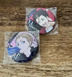 ハイキュー 缶バッジビスケット 西谷夕 夜久衛輔