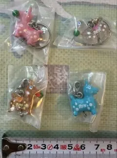 Rody ロディ つながる フィギュア キーホルダー ４点セット