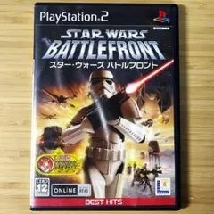 【動作OK・清掃済】スターウォーズ バトルフロント 説明書有り (PS2)