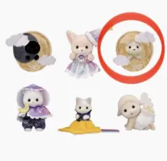 シルバニア　どきどきコレクション ミルキーウェイ　ハスキーの小さい赤ちゃん