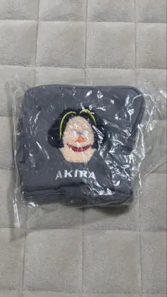 クインテット もこもこさがら刺繍ポーチ アキラ