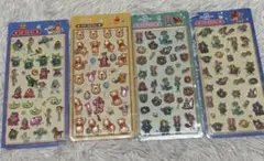 ディズニー3Dシール4セット