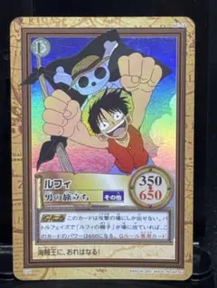 ロ*迎様 超希少 作画ミスカード 旧ワンピースカード ルフィ 海賊の道標