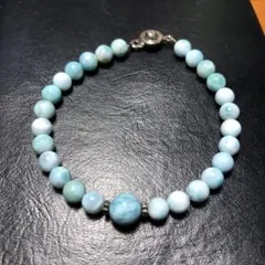 ラリマーブレスレット　天然石