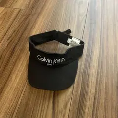 Calvin Klein golf サンバイザー ブラック　ゴルフ　レディースのサムネイル